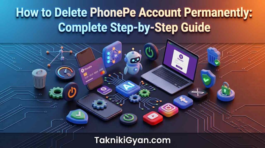 How to remove bank account from phonepe in android