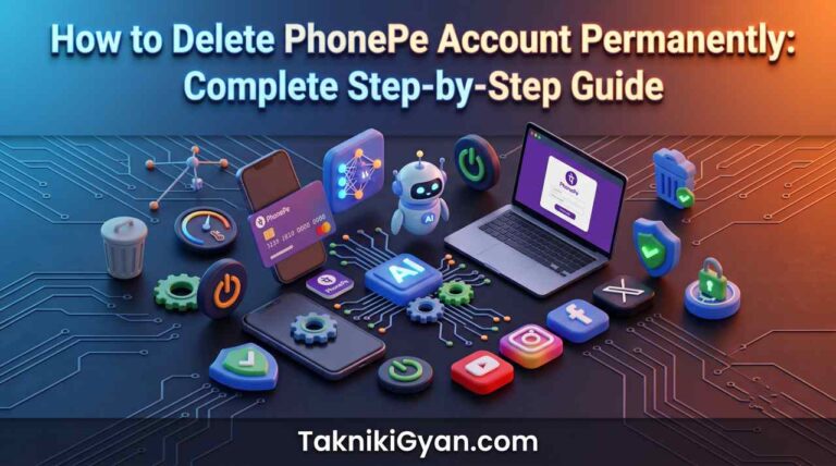 How to remove bank account from phonepe in android