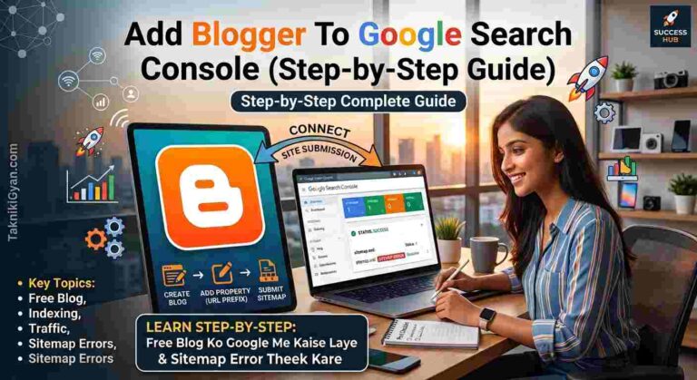 Add Blogger To Google Search Console