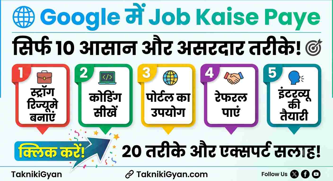 Google Me Job Kaise Paye