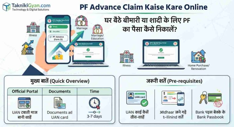 PF Advance Claim Kaise Kare