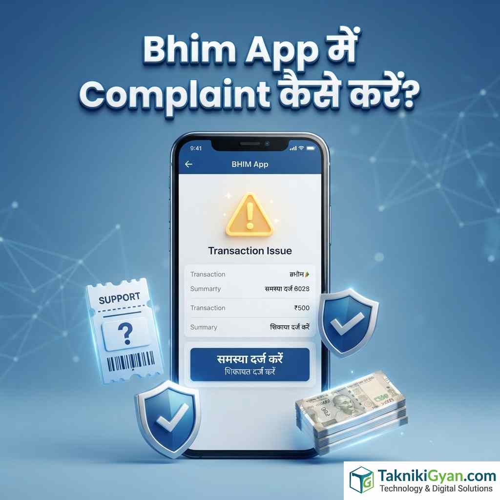 Bhim App Me Complaint Kaise Kare