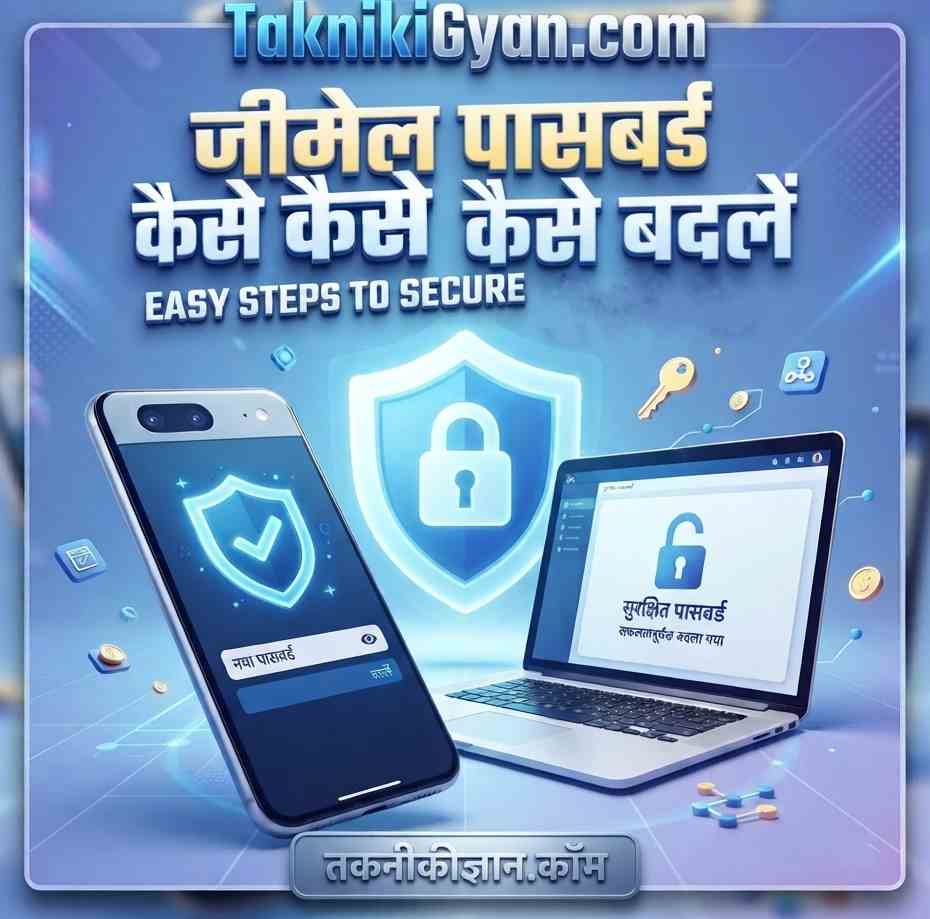 Gmail Ka Password Kaise Change Kare - Takniki Gyan