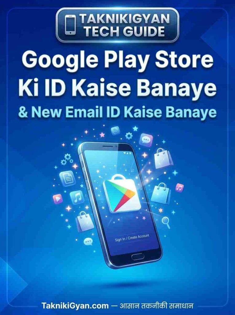 Google Play Store Ki ID Kaise Banaye - Takniki Gyan