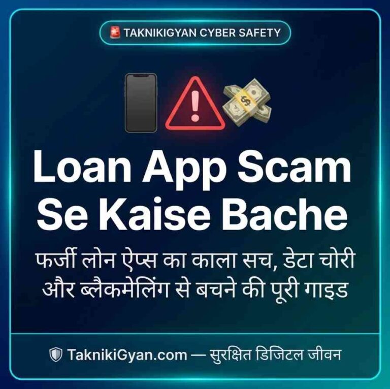 Loan App Scam Se Kaise Bache : फर्जी लोन ऐप्स से बचने की पूरी गाइड।