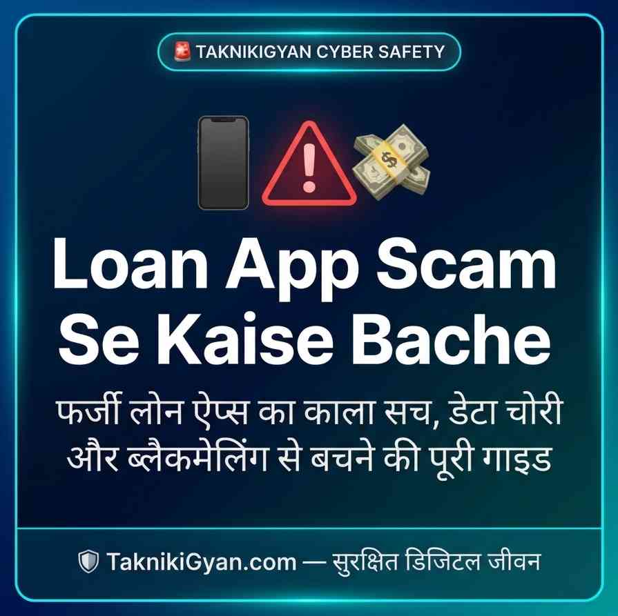 Loan App Scam Se Kaise Bache : फर्जी लोन ऐप्स से बचने की पूरी गाइड।